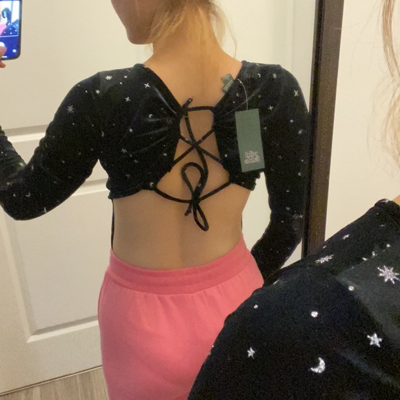 Wild fable velvety open back bodysuit. Xs - Picture 6 of 10